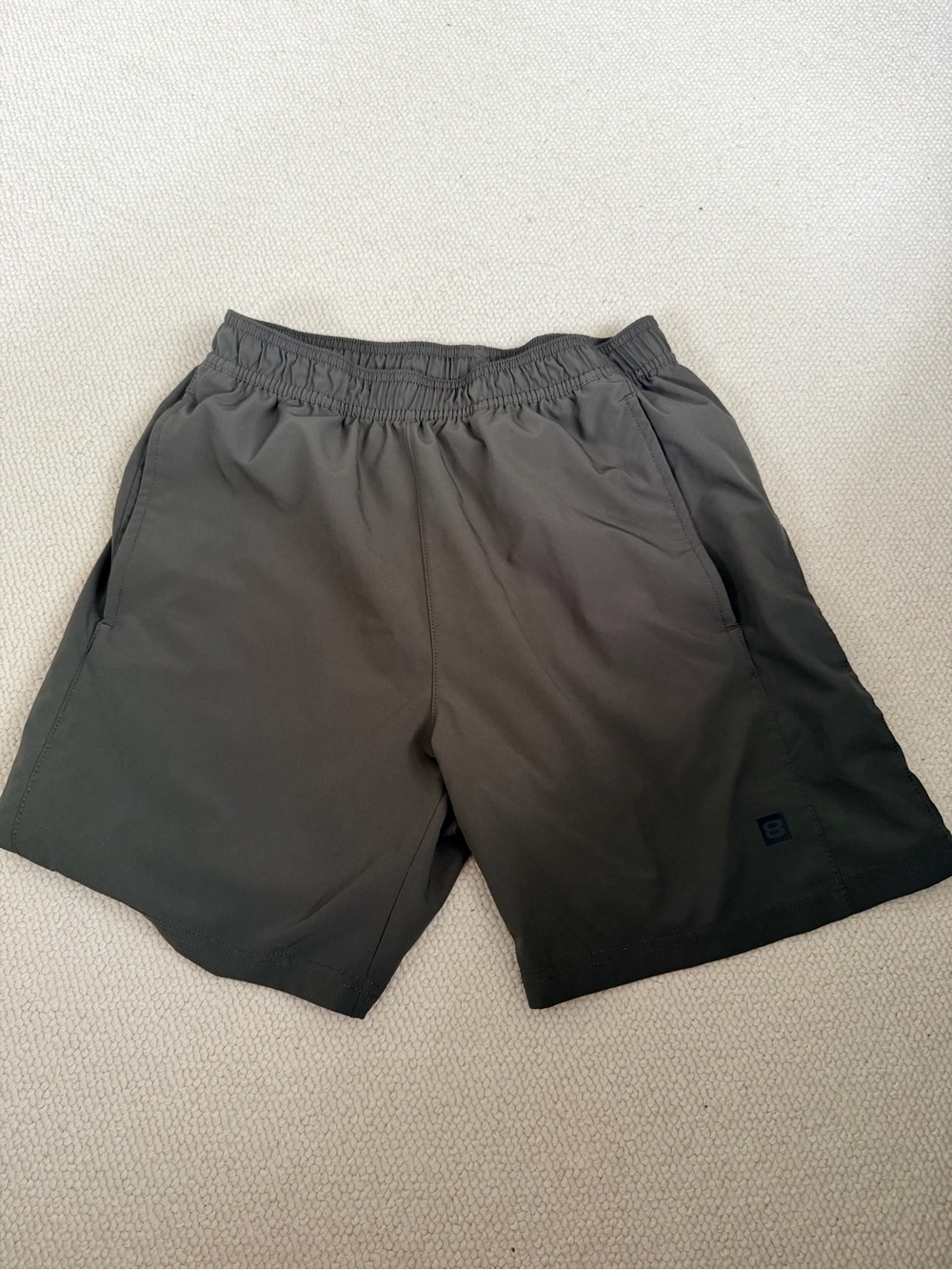Layer 8 Men's Olive Athletic Shorts
